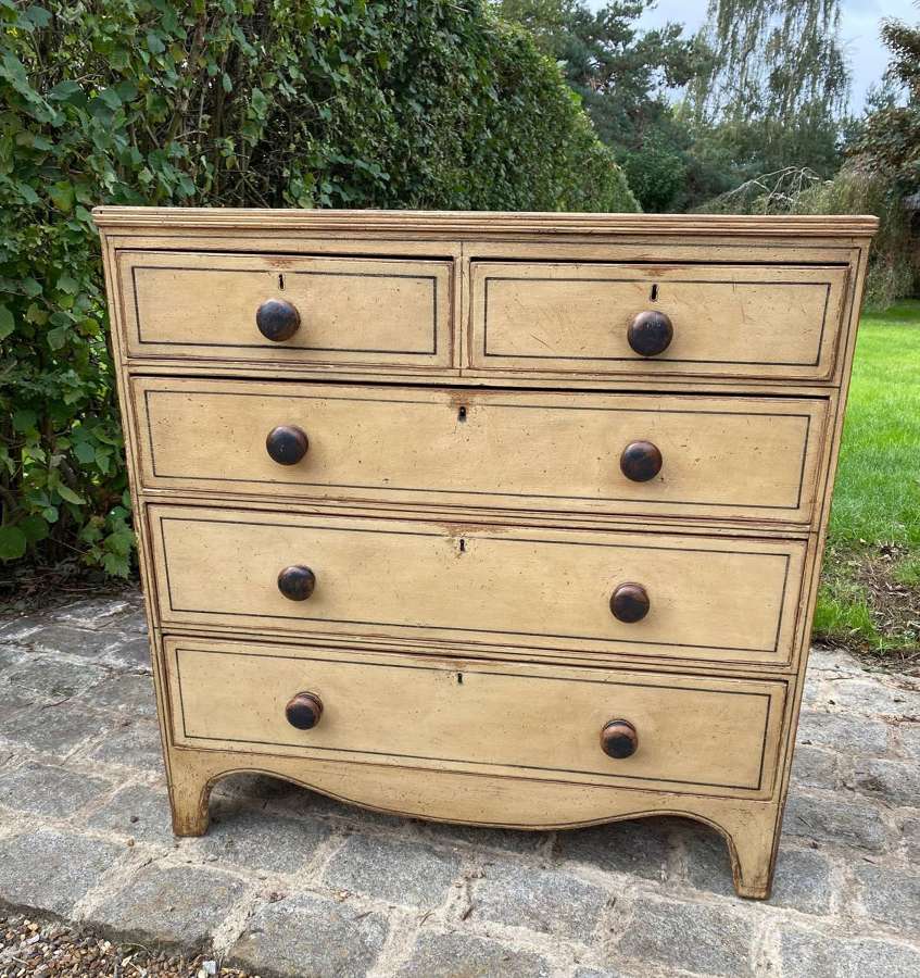 Early 19th Century Painted Chest of Drawers
