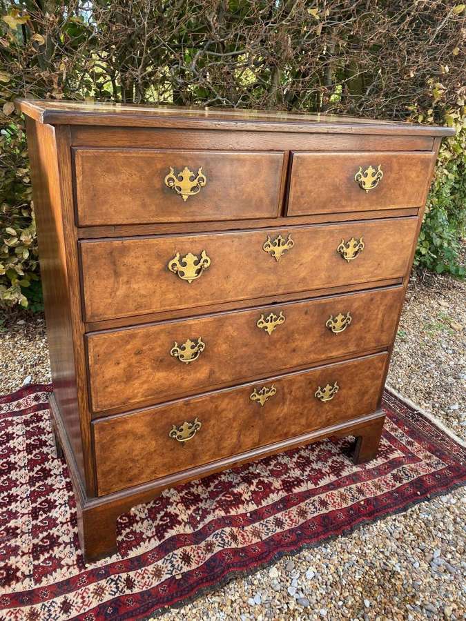 18th Century Provincial Walnut and Inlaid Chest of Drawers