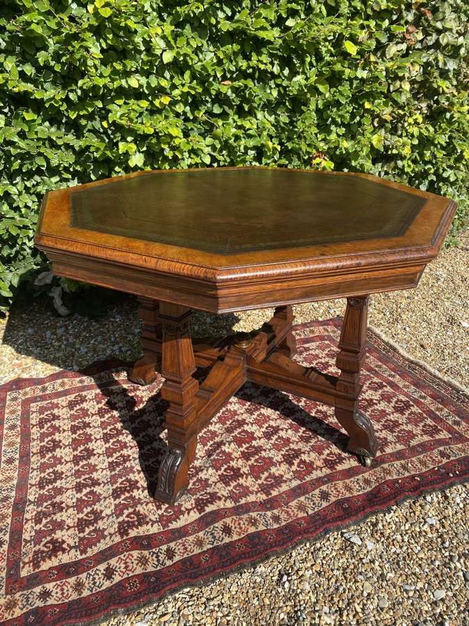 19th Century Aesthetic Movement Centre Table by Edwards & Roberts.